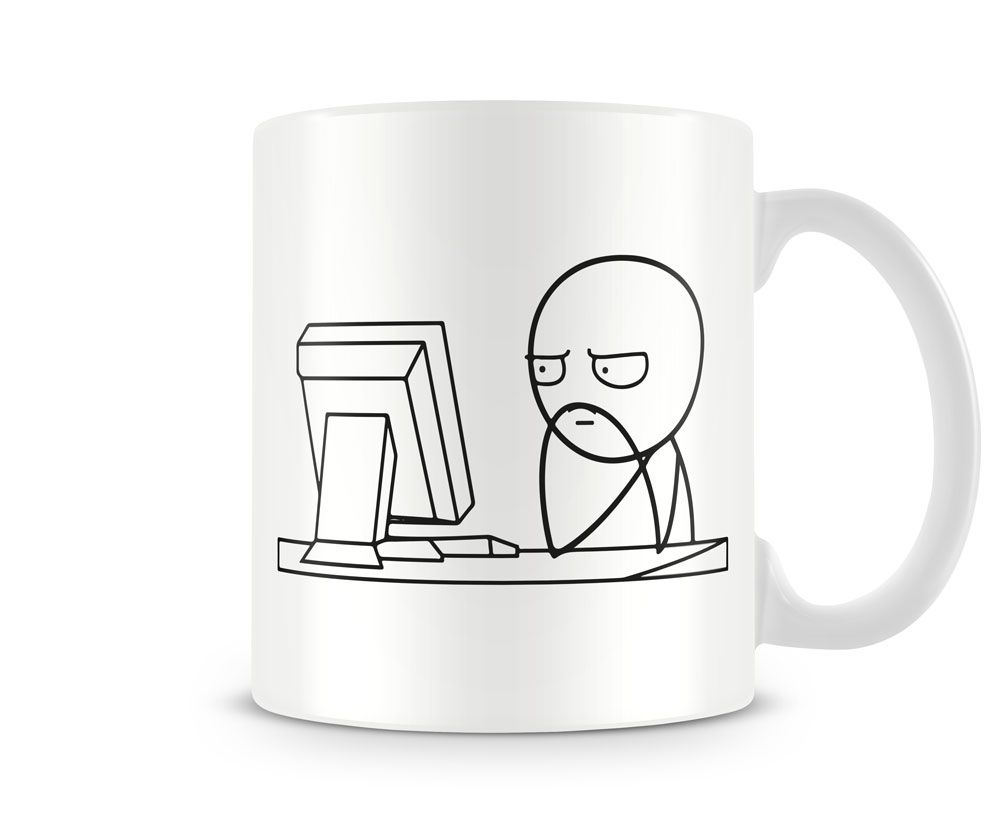 Caneca Meme Flork Teu C*