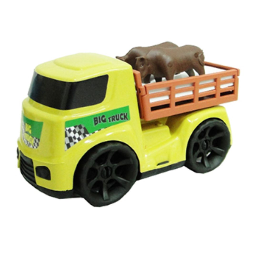 Caminhão Brinquedo Boiadeiro Com Boizinhos Top Truck