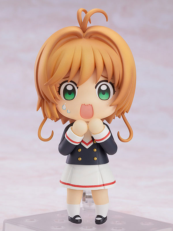 Nendoroid Cardcaptor Sakura: Sakura Kinomoto In Uniforme Scolastica - Figure In Plastica Non Scale Da Collezione, 100mm, Con Pancake E Forchette Accessori, Regalo Perfetto Per Fan Dell'anime