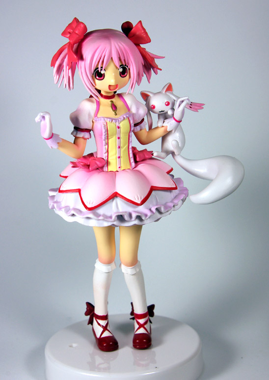 Figurine Madoka Magica Kaname Madoka Kyuubey 23cm - Neuve En Boîte