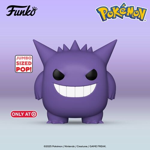 Funko Pop! Jumbo: Pokemon - Gengar - Figura de vinilo coleccionable Funko Pop! Jumbo: Pokemon - Gengar - Figura de vinilo coleccionable