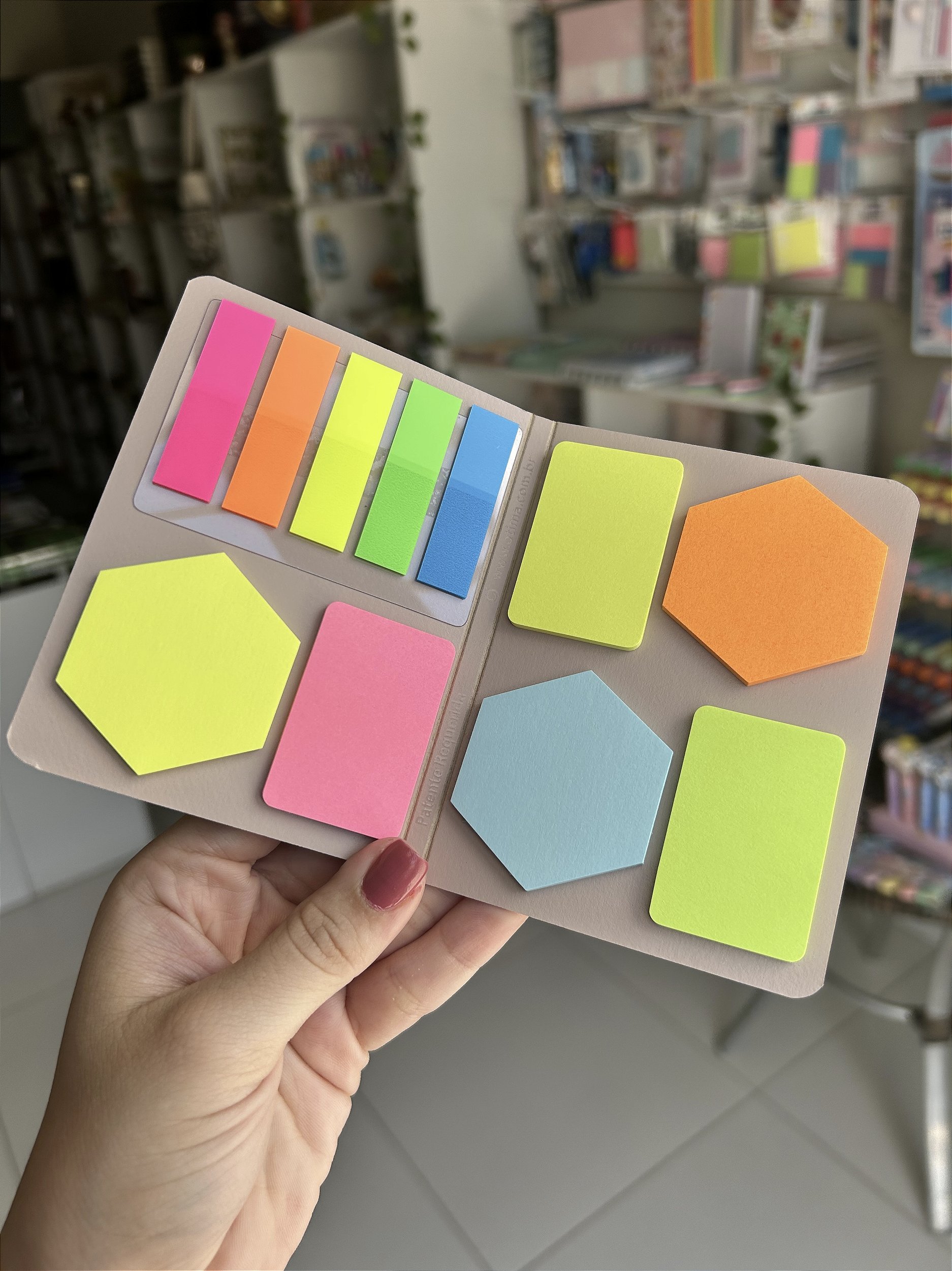 Conjunto 7 Sticky Notes Coleção Metallic Rosê - NK Livros - O paraíso ...
