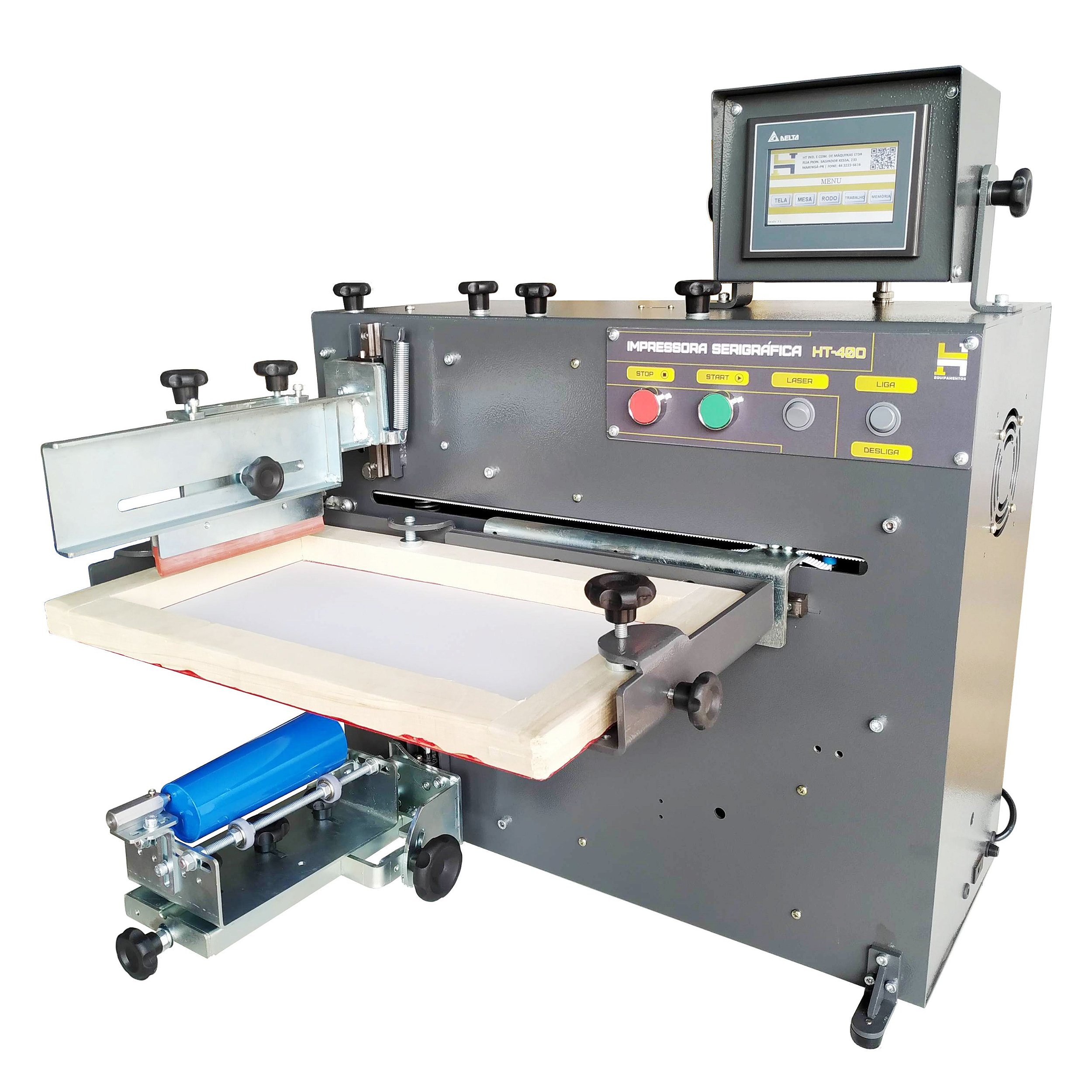 Máquinas Serigráfica CNC 400 impressão em Copos, Taças, Isopor, potes - HT  MAQUINAS SERIGRAFIA PROFISSIONAL