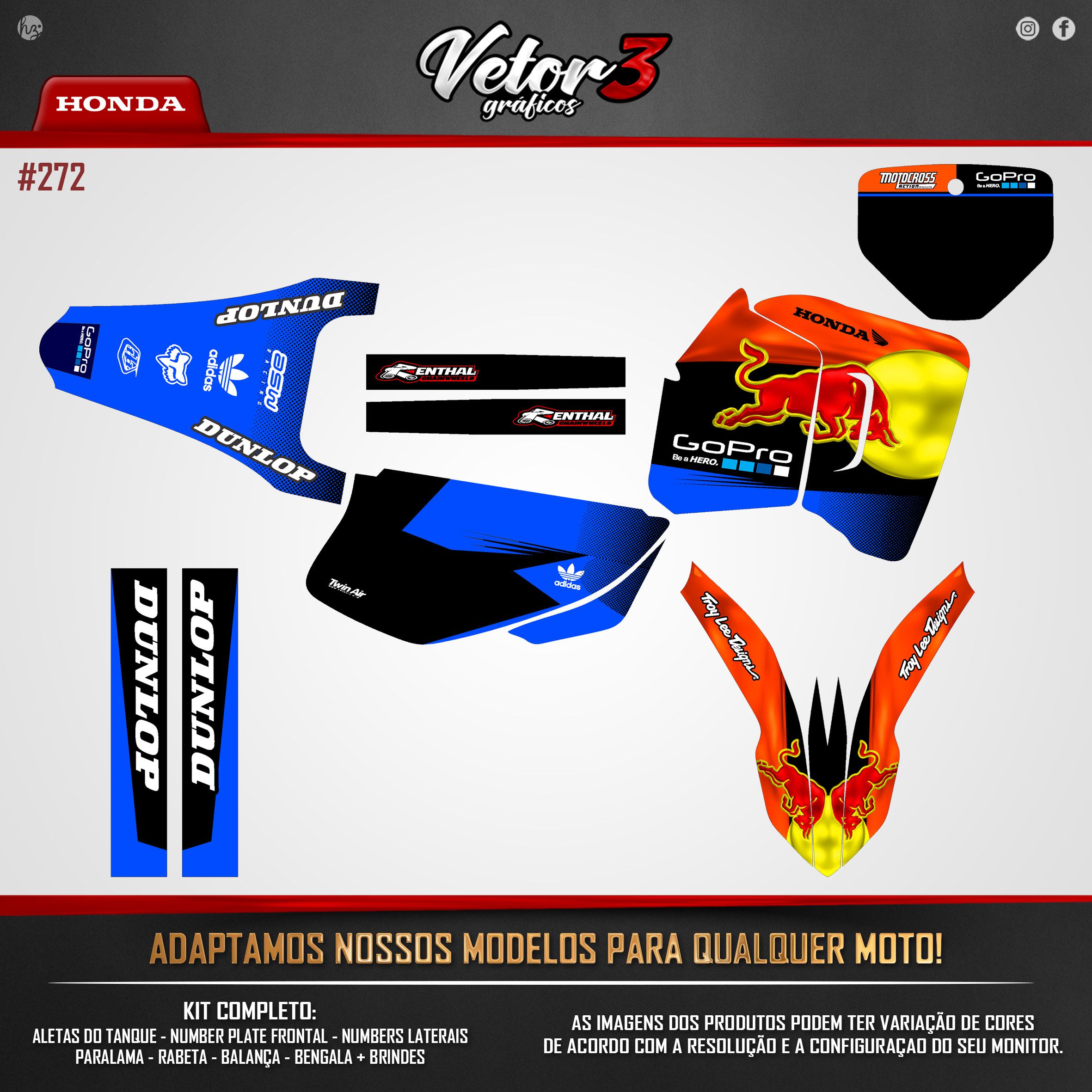 Kit Adesivo Moto Trilha Xr 200