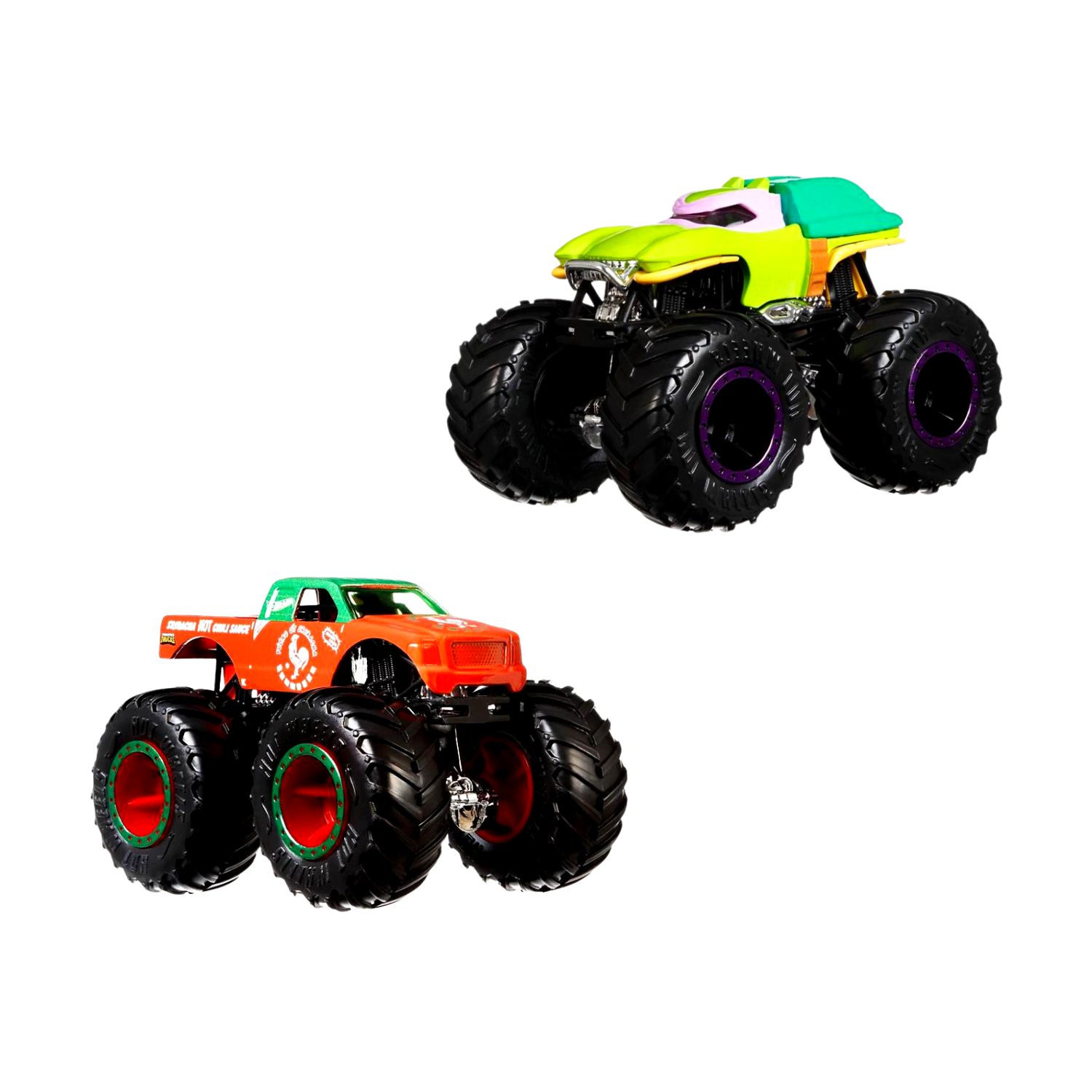 Conjunto com 2 Carrinhos Hot Wheels - Monster Trucks - Demolition