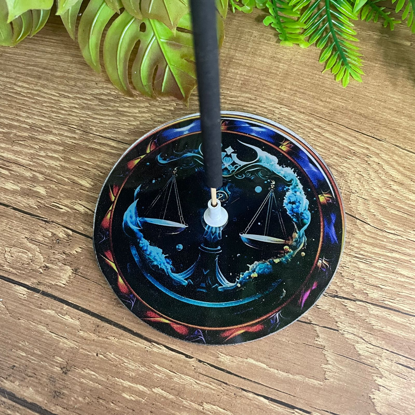 Incensário de Vidro Signos - Libra imagem 2
