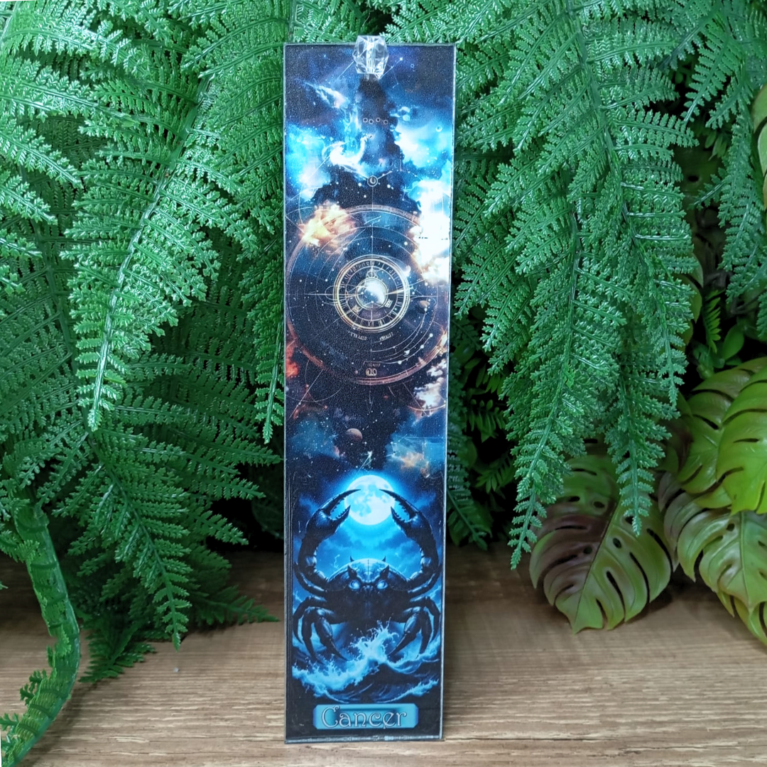 Incensário de Vidro Signo Câncer - 25x6cm imagem 2