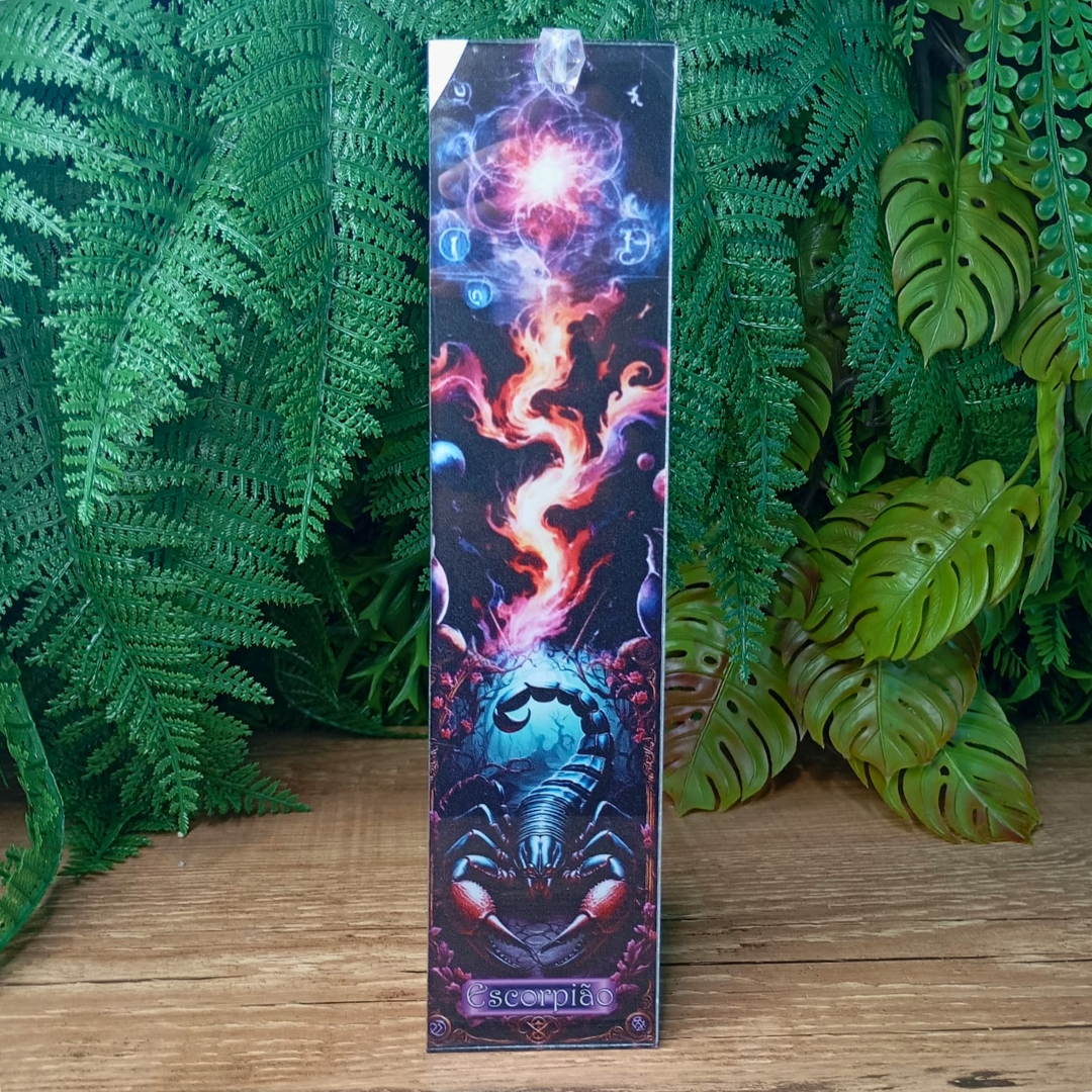 Incensário de Vidro Signo Escorpião - 25x6cm imagem 2
