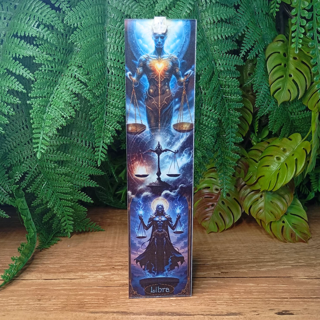 Incensário de Vidro Signo Libra - 25x6cm imagem 2