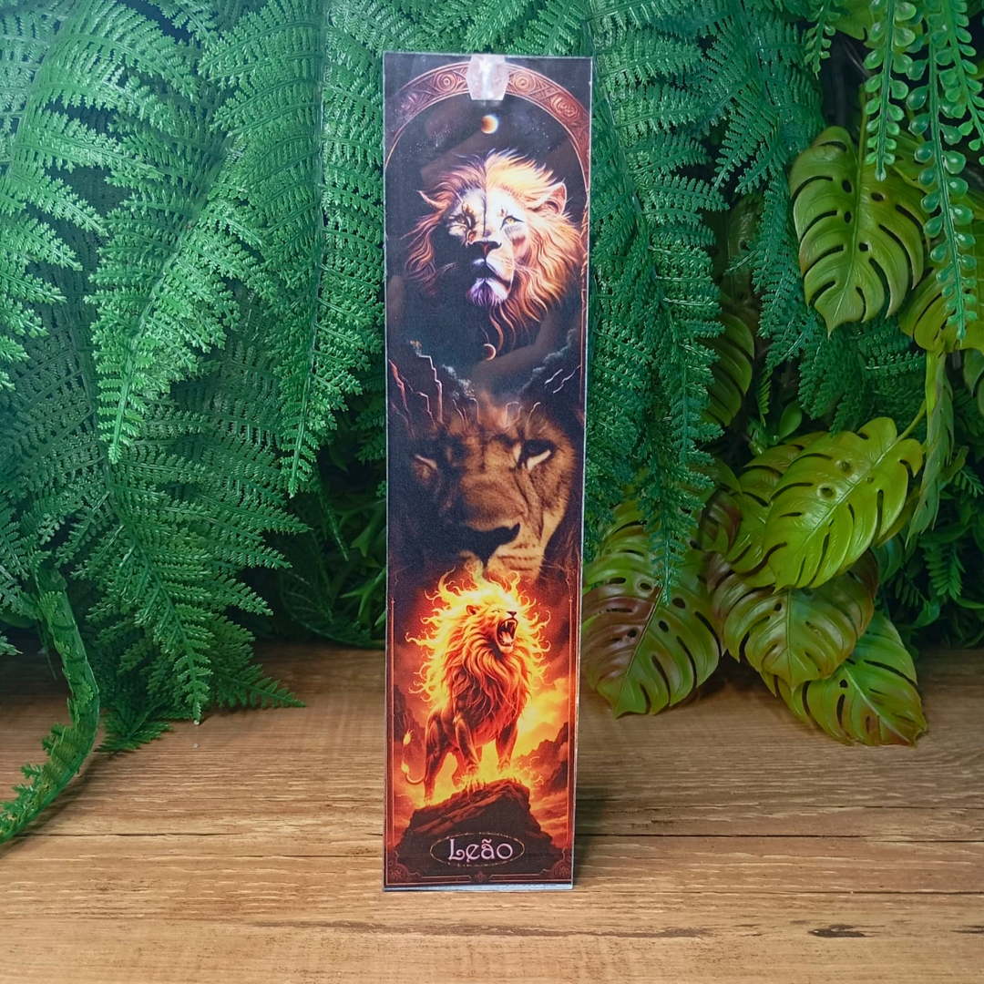 Incensário de Vidro Signo Leão - 25x6cm imagem 2