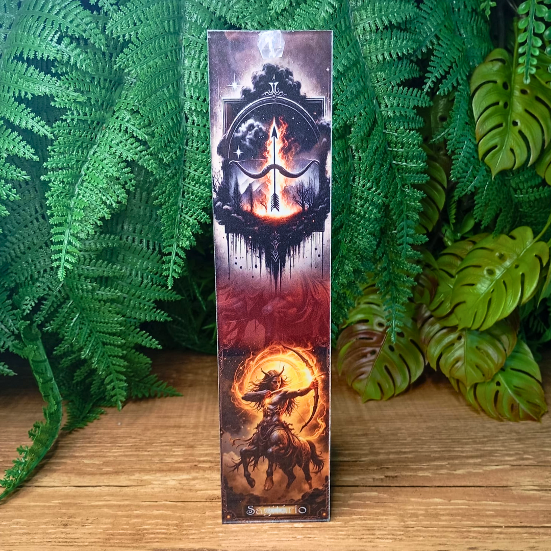 Incensário de Vidro Signo Sagitário - 25x6cm imagem 2