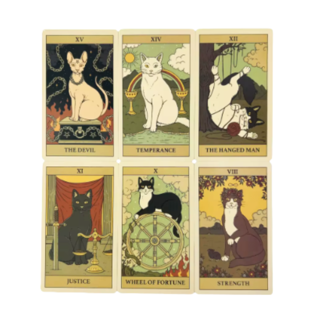 Cats Rule the Earth Tarot - Tarô de Gatos - Bosque dos Gnomos