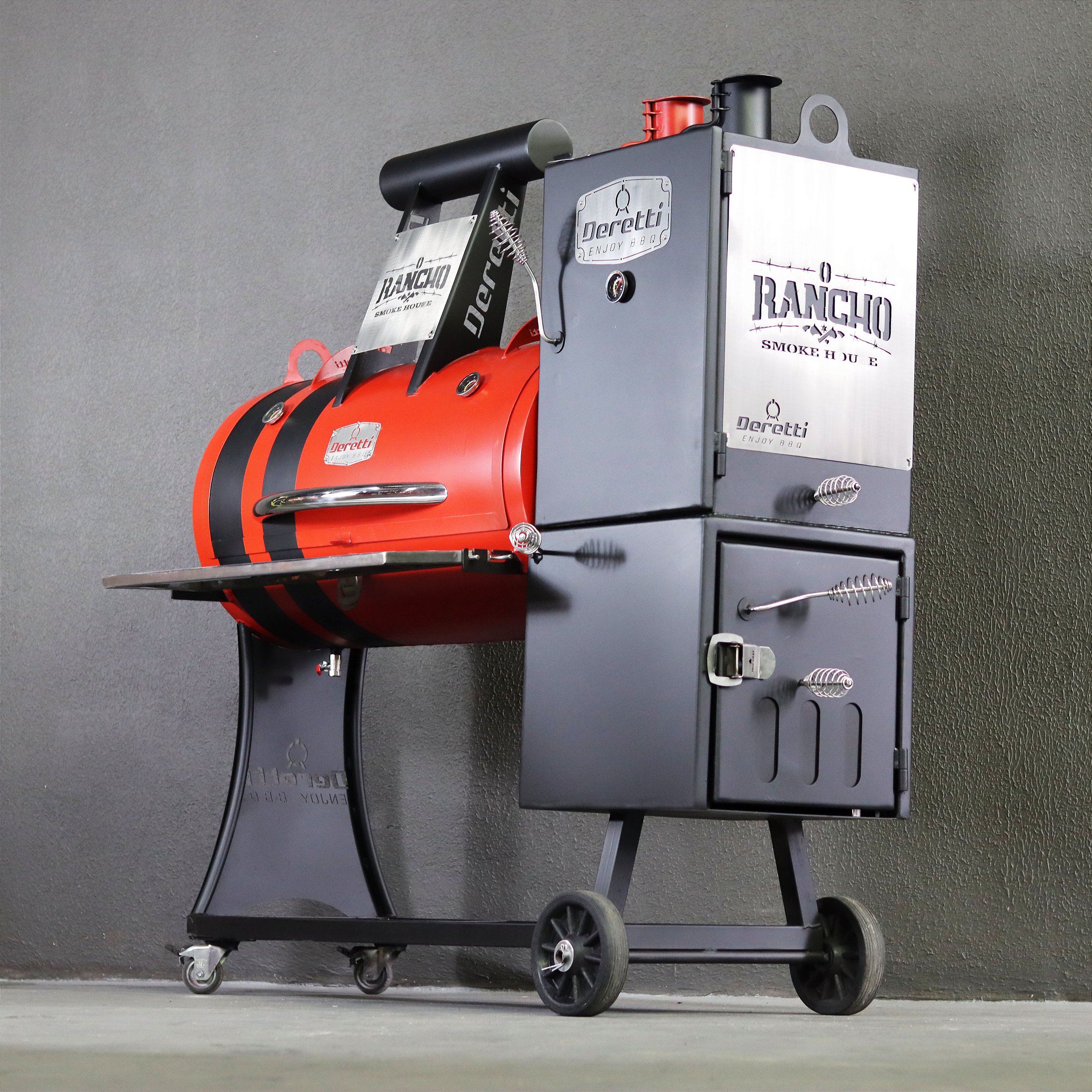 Pit Smoker 20' Kansas + Forno WB 3mm - Deretti Pit Smoker's e