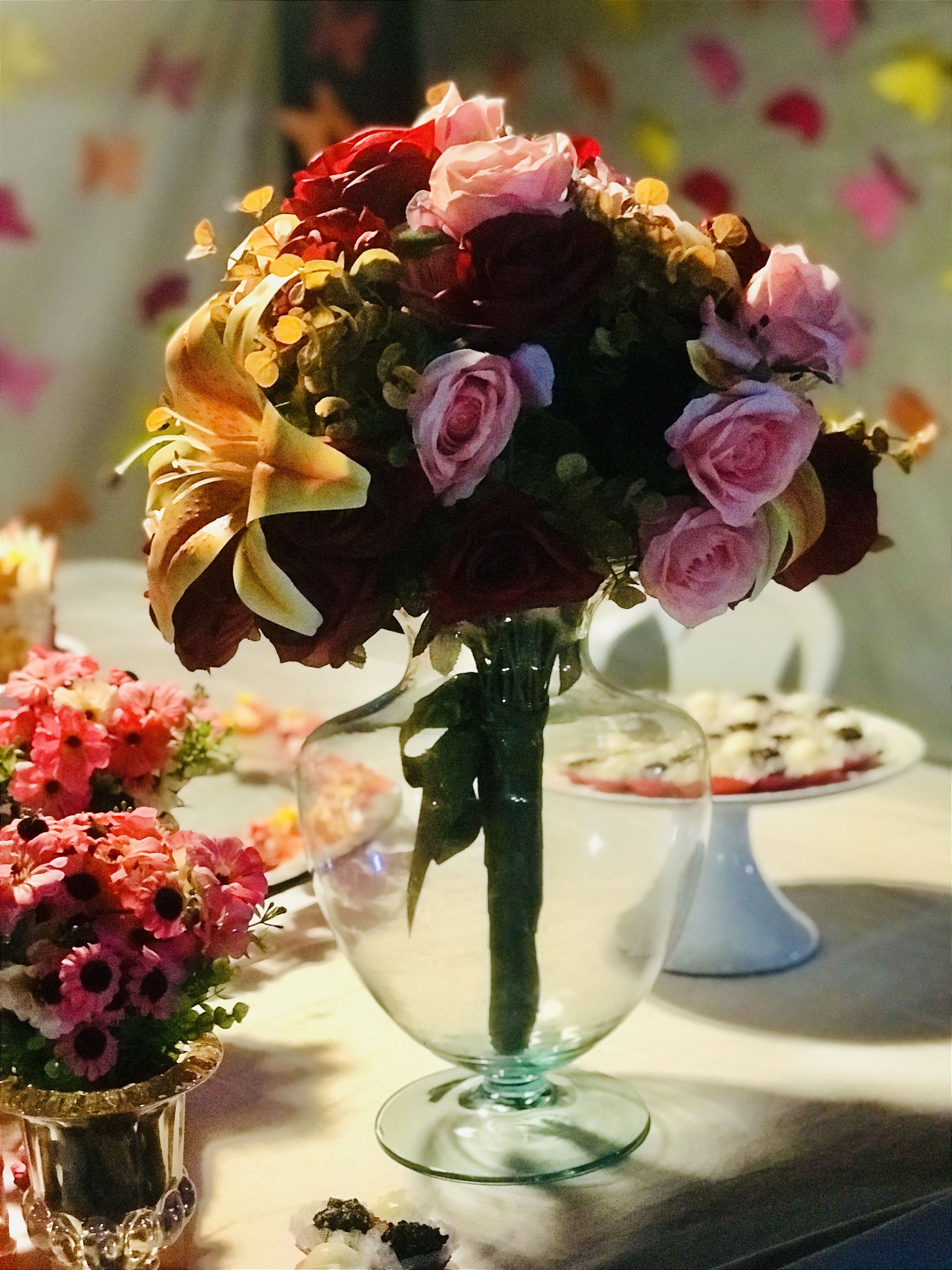Vaso de Vidro para Festas Grande-Corazon-Vidro Sustentável - Deco e Flor