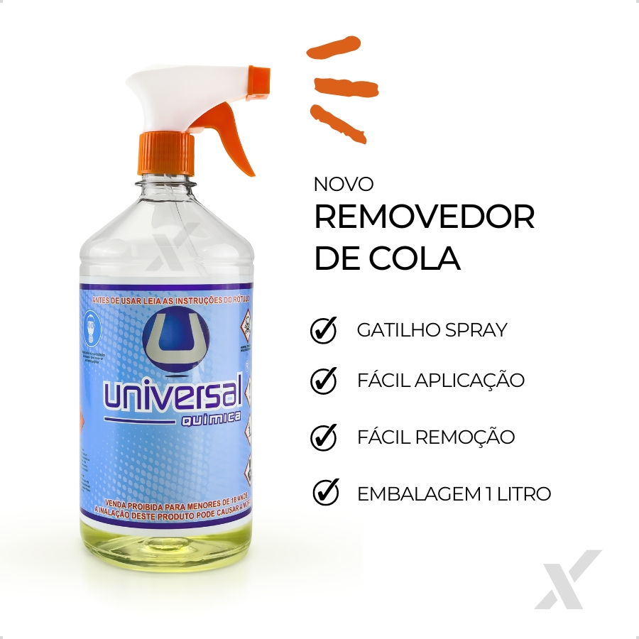 Remove Cola Tira Grude De Adesivo Removedor Cola 1 Litro - FIXCOM ...