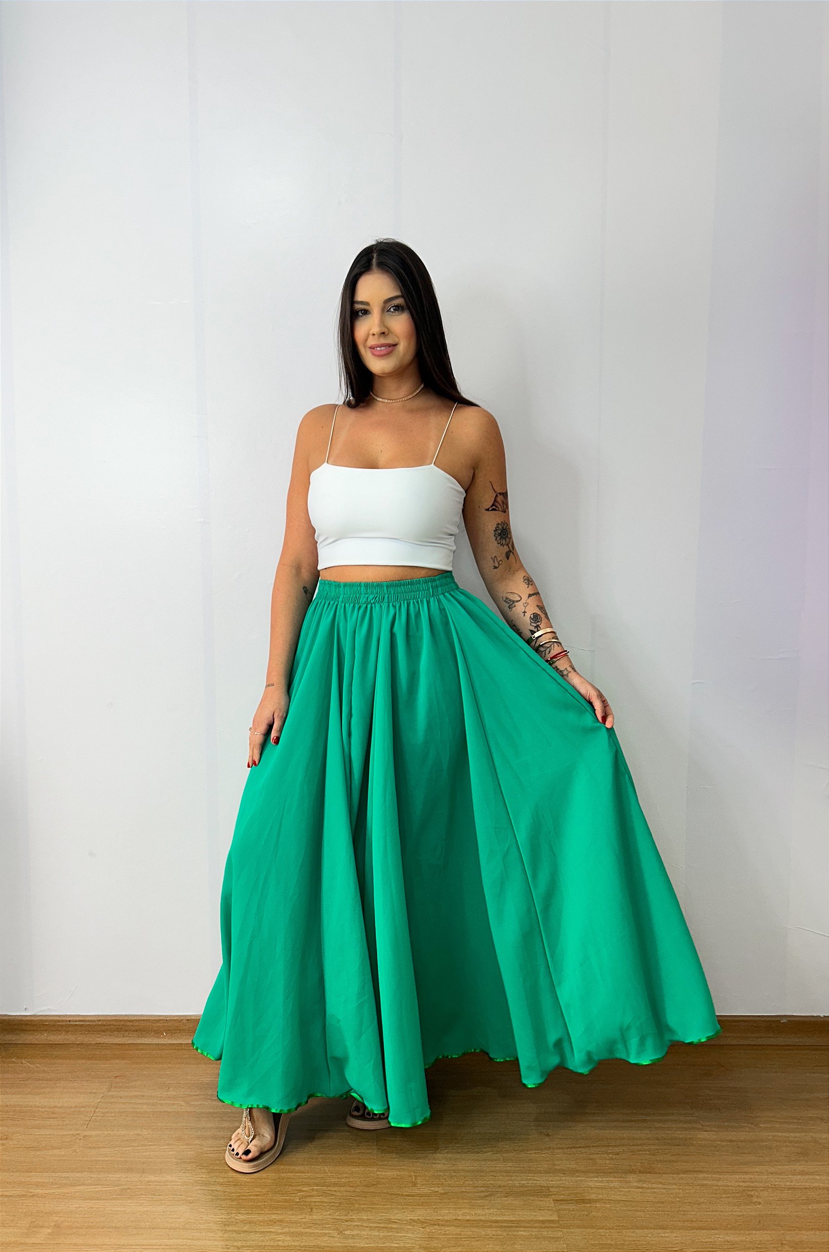 Roupas Ciganas Umbanda Saia Longa Dança Cigana Umbanda Candomblé