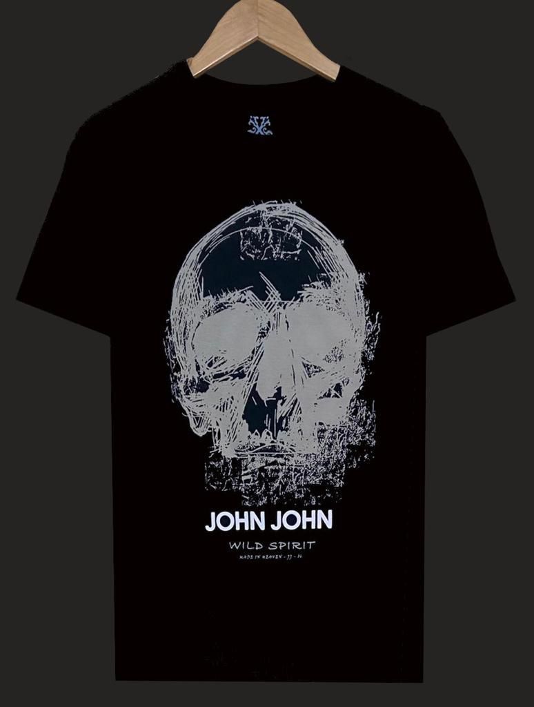 Camiseta John John Faixa Branca Preta – Favoretti Multmarcas