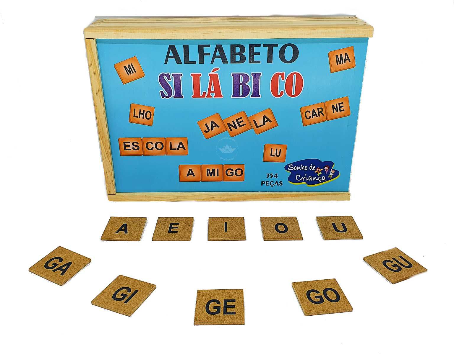 Alfabeto,Silabico, - Brinquedos E Jogos Pedagógicos e Educativos