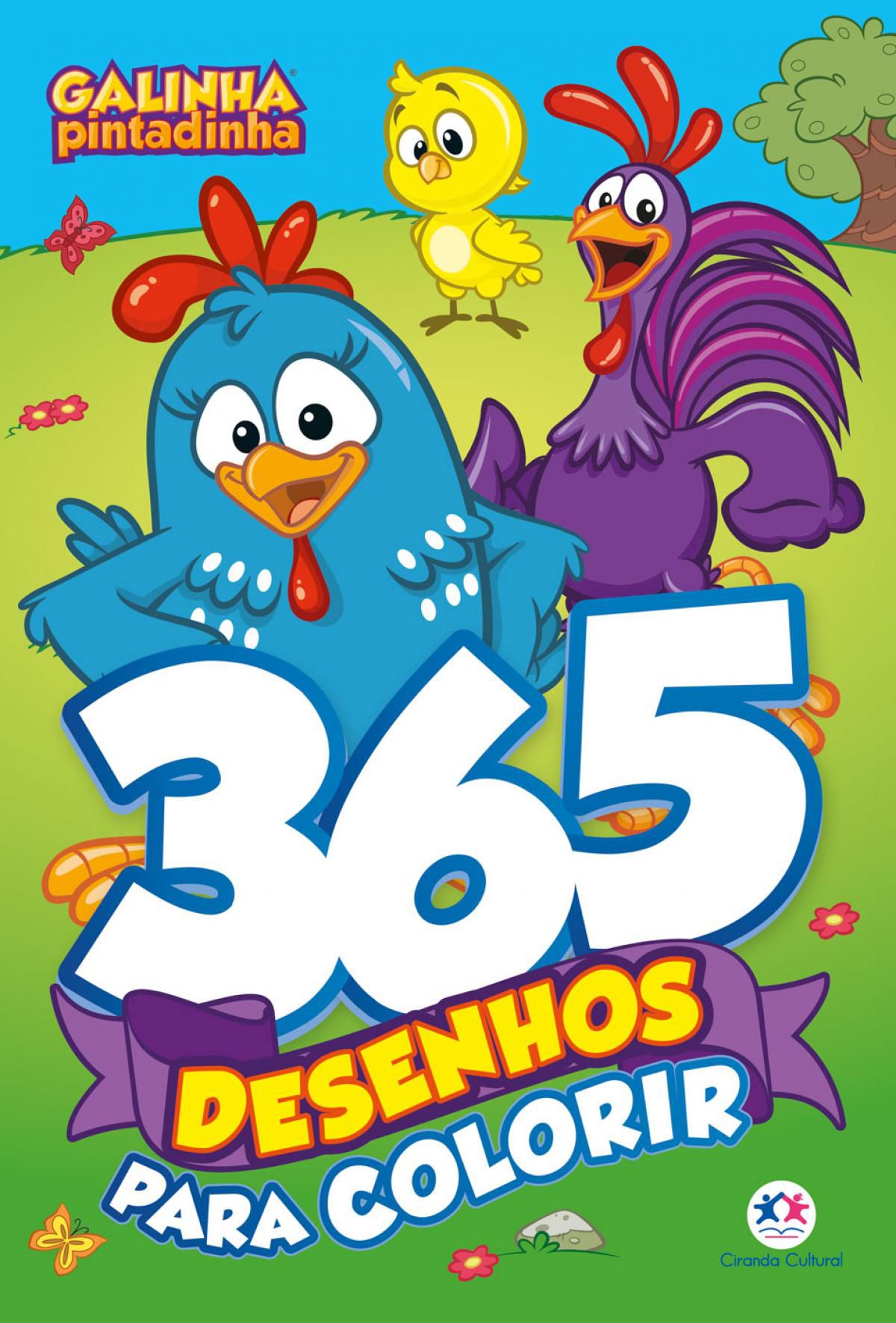 Livro 365 Desenhos Para Pintar Meninas e Meninos - Colorir