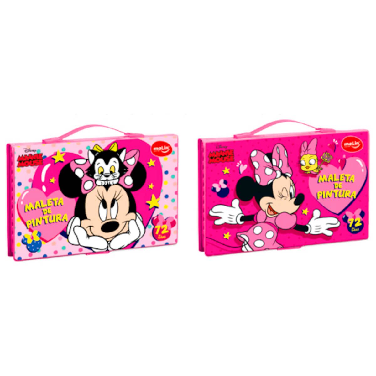 Maleta Pintura Minnie 72 Itens - Molin - Canetinha Infantil
