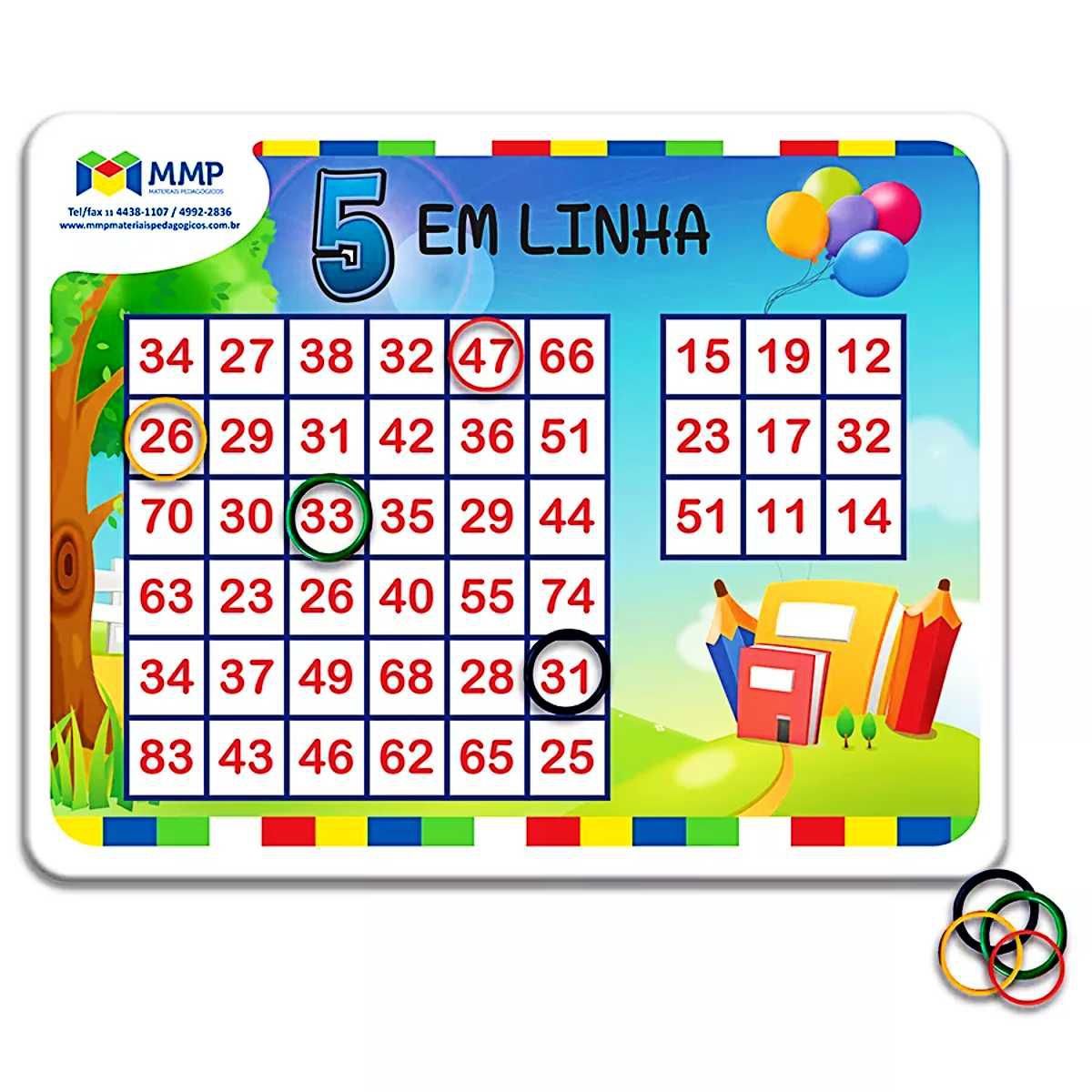 20 Unidades Jogo Tabuleiro Infantil Madeira Matematica