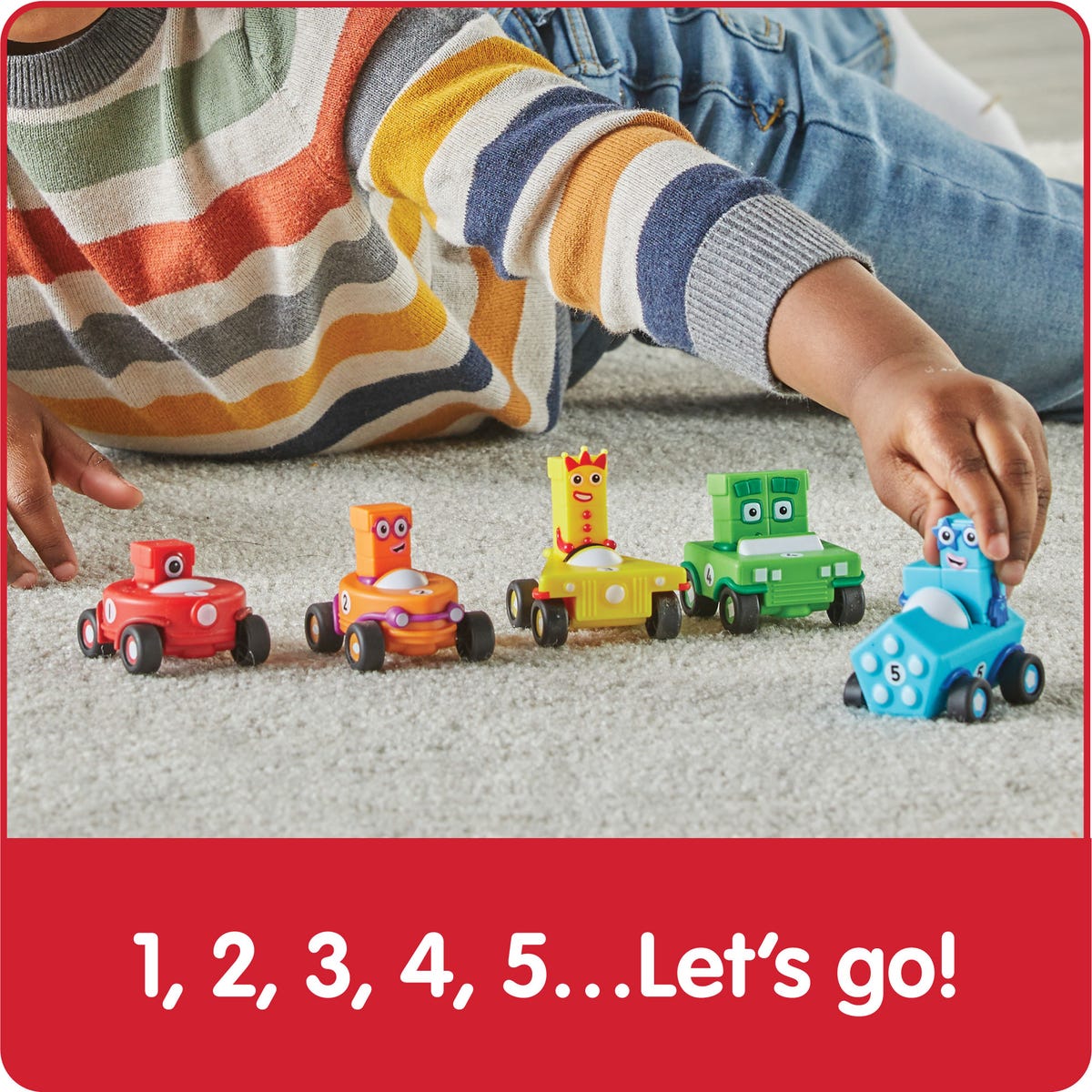 NumberBlocks 1 ao 5 Mini Veiculos 5 itens Hand2Mind IN95405 - Papelaria ...