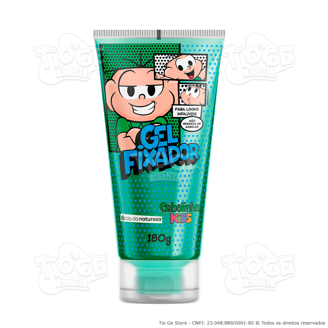 Gel Fixador Infantil Cebolinha Extra Suave Todos os Tipos de Cabelo ...