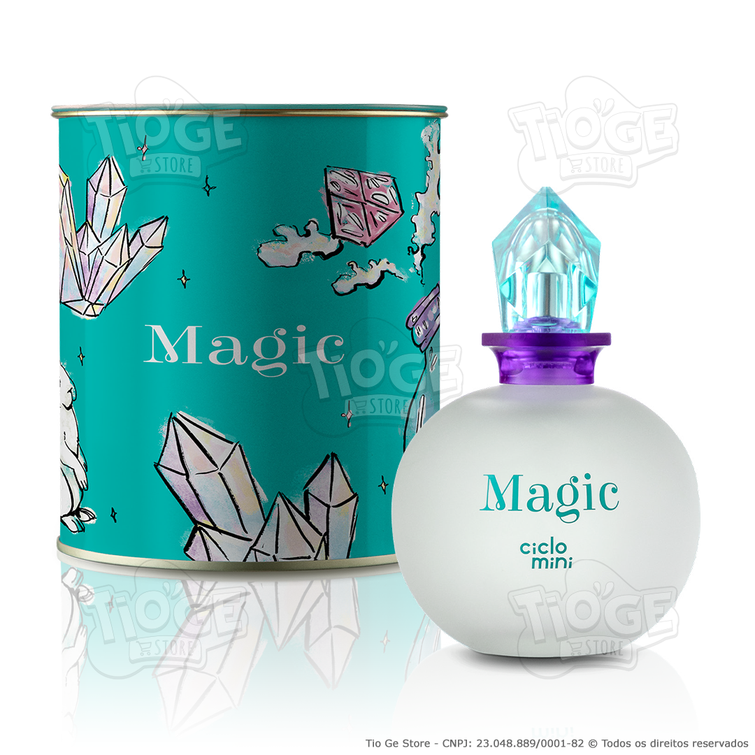 Perfume Magic Ciclo Mini Deo Colônia Teen Feminino com Lata ...