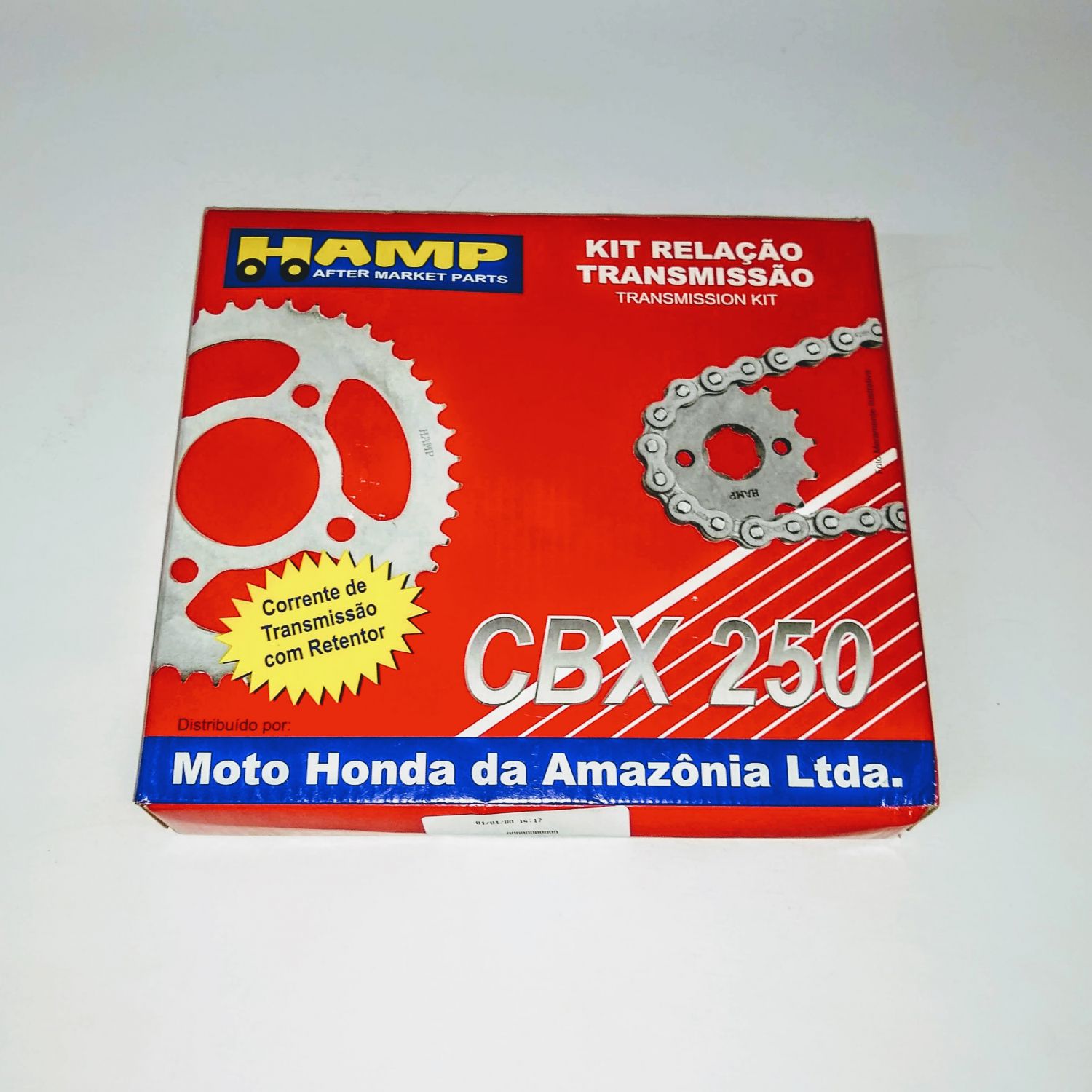 Kit Relação Transmissão Honda Cbx 250 Twister 2001 até 2008 Aço