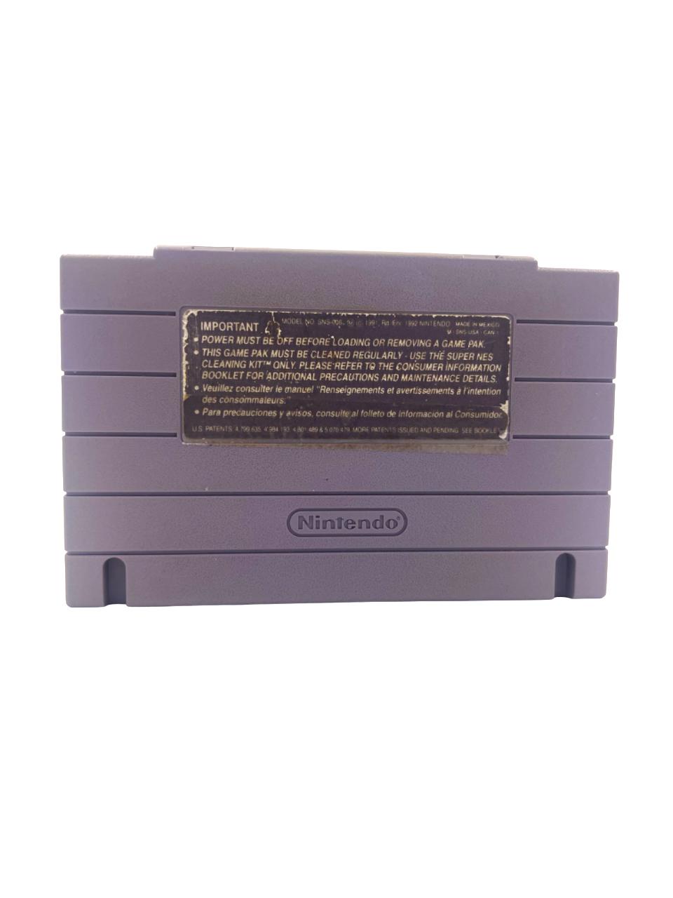 Jeu Super Nintendo SNES - Mortal Kombat - Version Loose - En Bon état De Fonctionnement