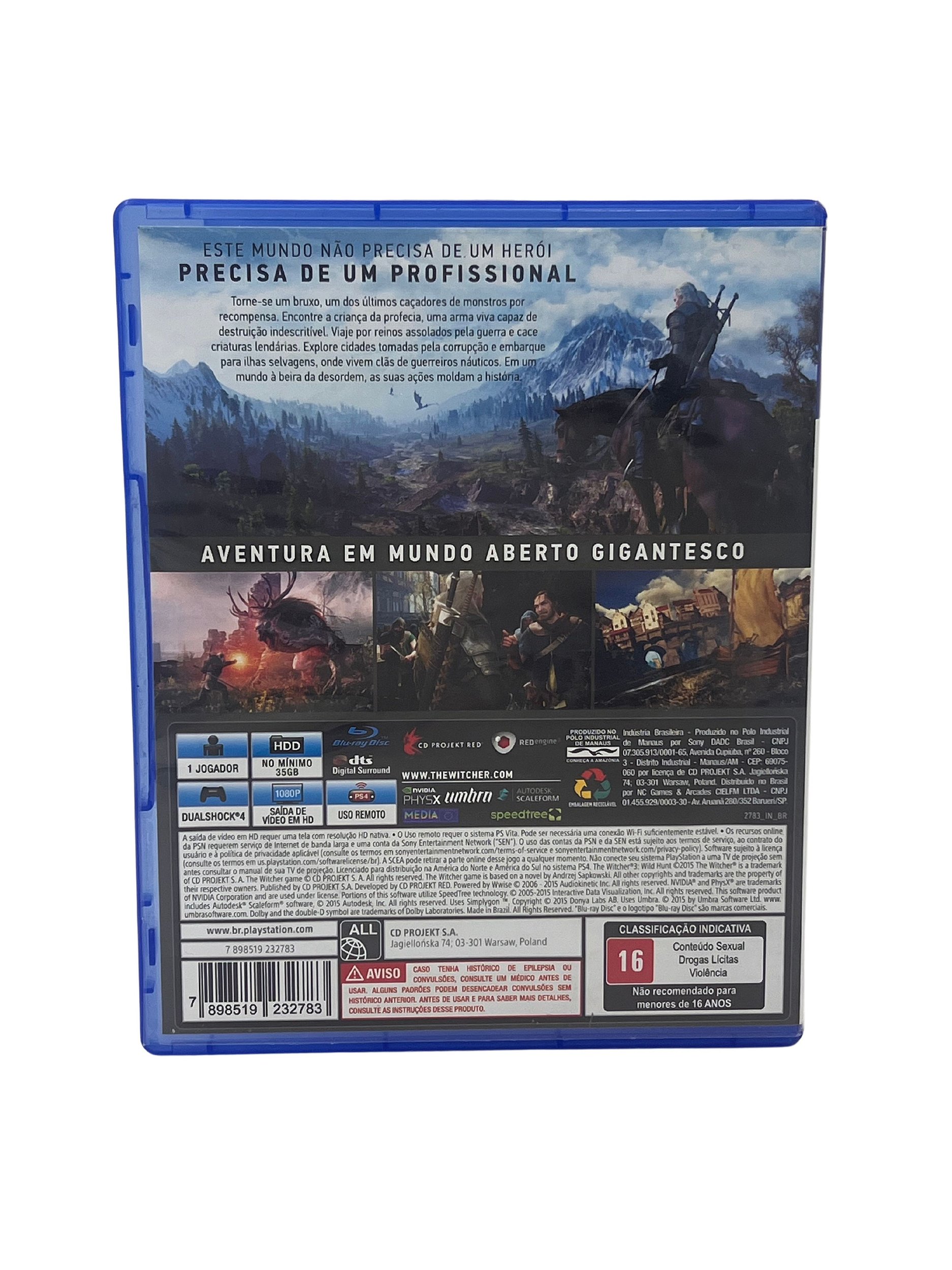 The Witcher III Wild Hunter - Game Of The Year Edition / PS4 ( NEUF