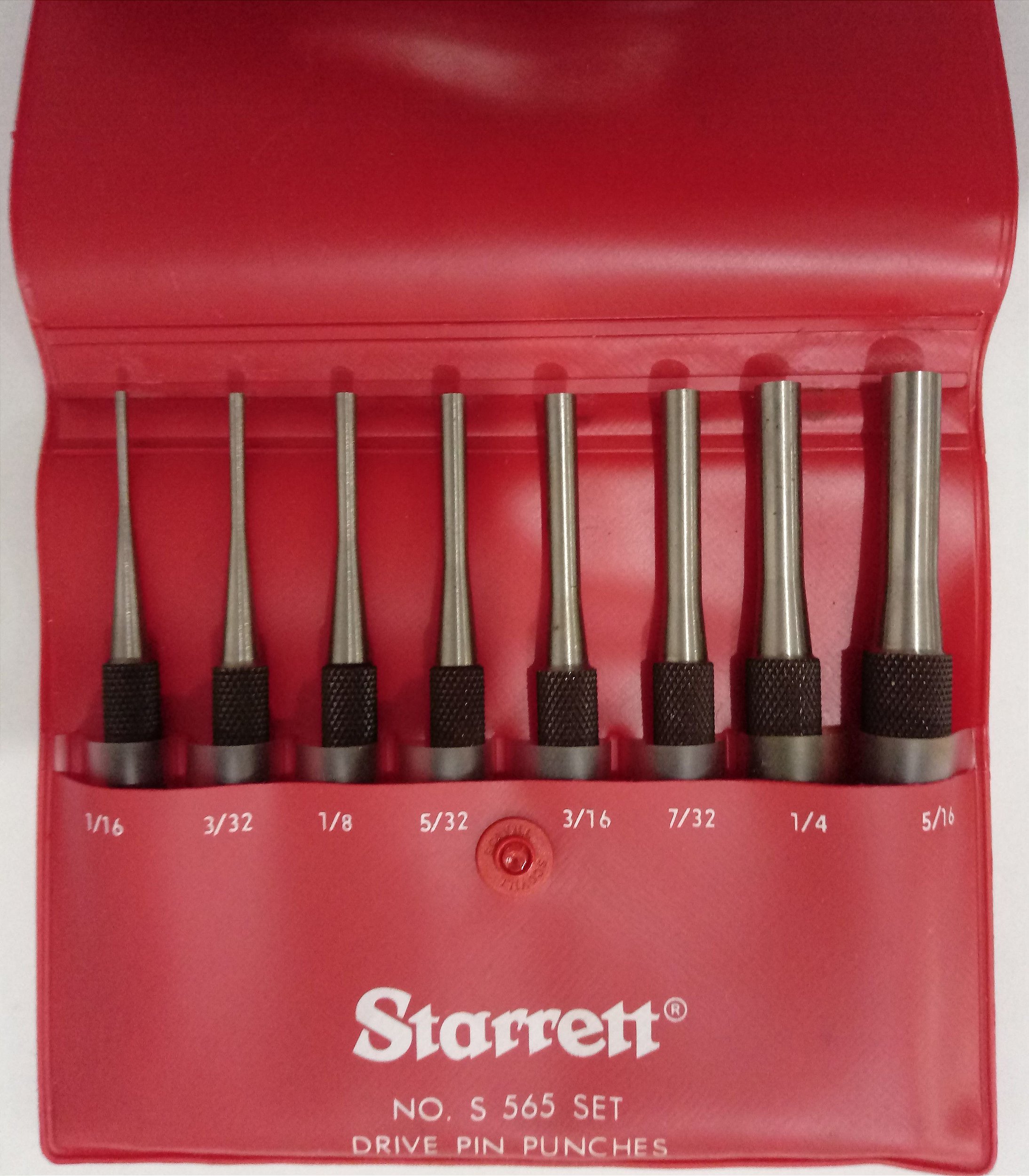 Starrett S565PC Drive Pin Punch Set