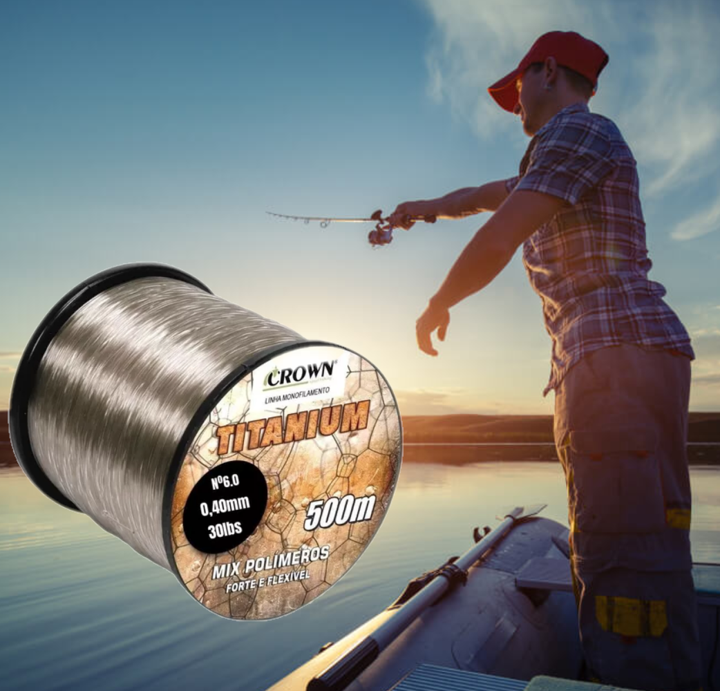 LINHA DE PESCAR FINA FORTE RESISTENTE PARA PEIXES GRANDE - LOJA DO PESCADOR