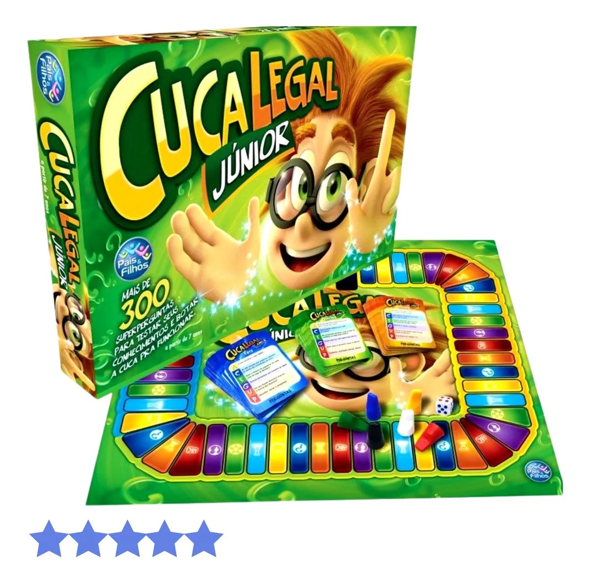 Jogo de Tabuleiro Educativo Cuca Legal Junior - ENGENHA KIDS