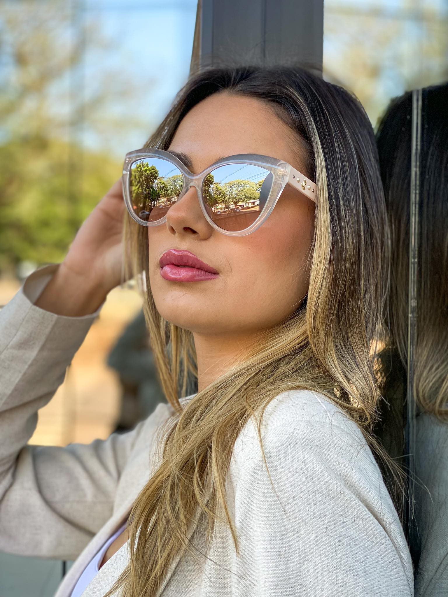 Óculos de Sol Jimmy Choo - SINNIE/G/S SZJG4 57 - Relojoaria  display picture 1