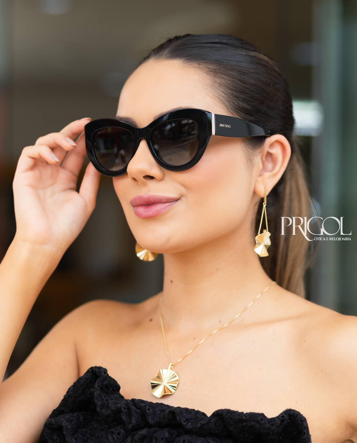 Óculos de Sol Feminino Jimmy Choo - XENA/S 8079O 54 - Relojoaria