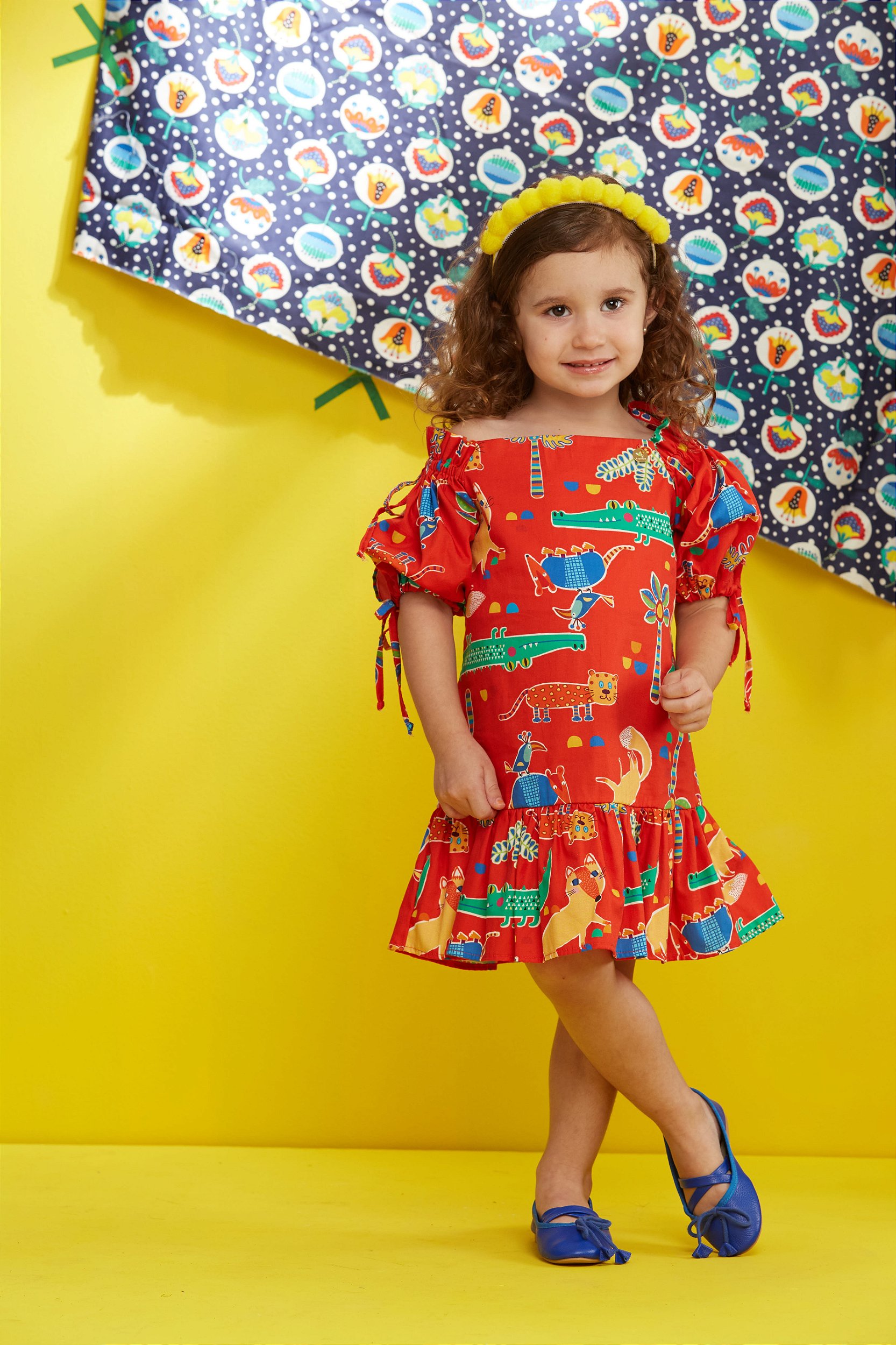 VESTIDO ESTAMPA BICHOS - Precoce
