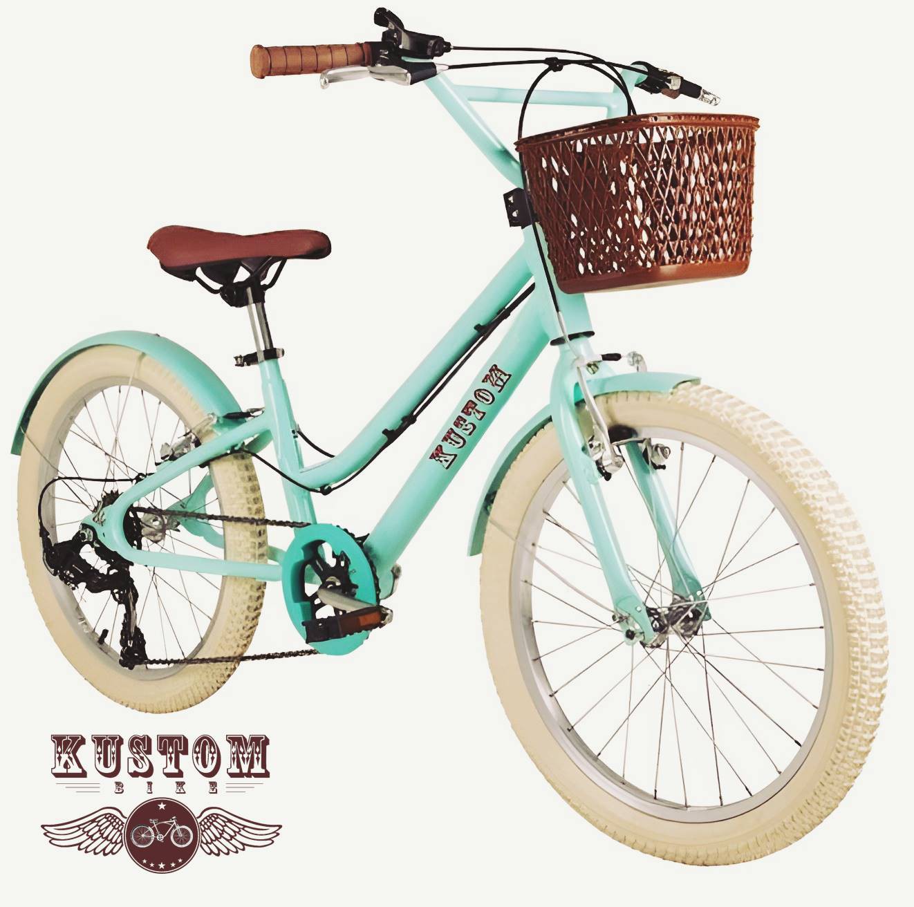 Bicicleta Retrô Greta Infantil Aro 20 Feminina - Kustom Bike - Bicicletas  com Personalidade