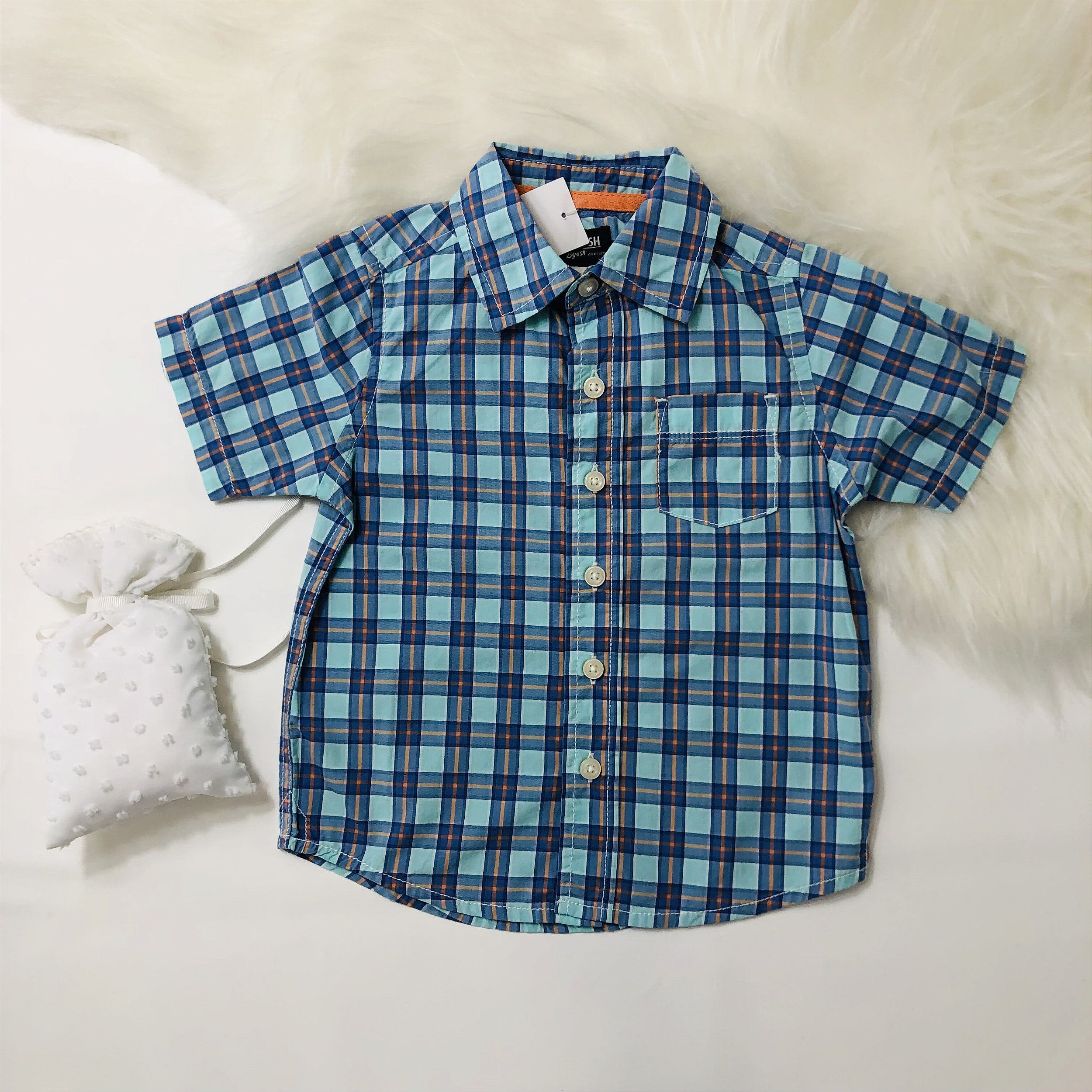 Camisa GAP Xadrez Azul - Compre Agora