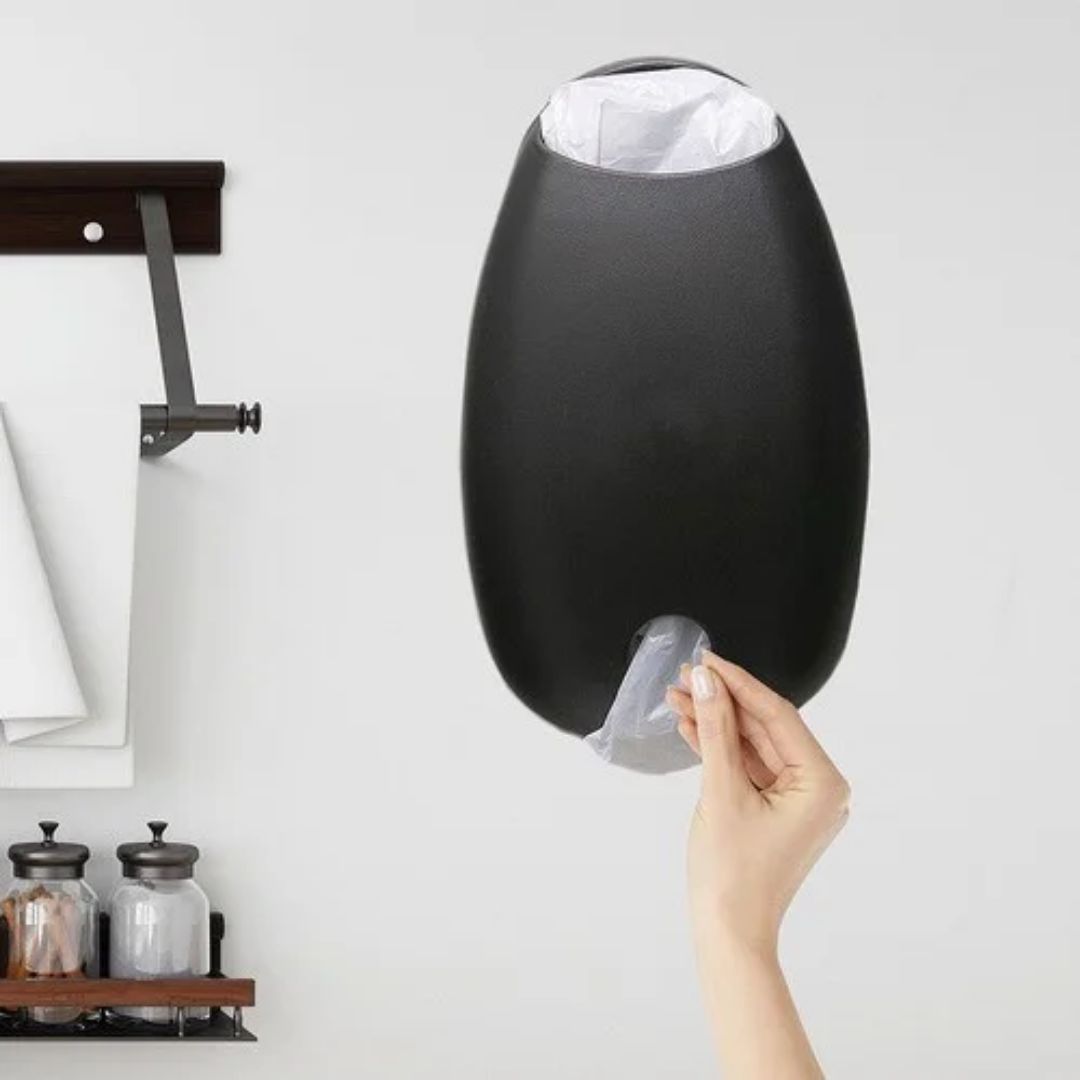 Puxa Saco Cozinha Dispenser Porta Sacolas Plásticas Organizador de ...