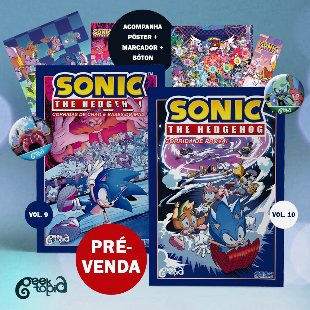 Sonic The Hedgehog – Vol. 9: Corridas de Chao & Bases do Mal - Livraria da  Vila