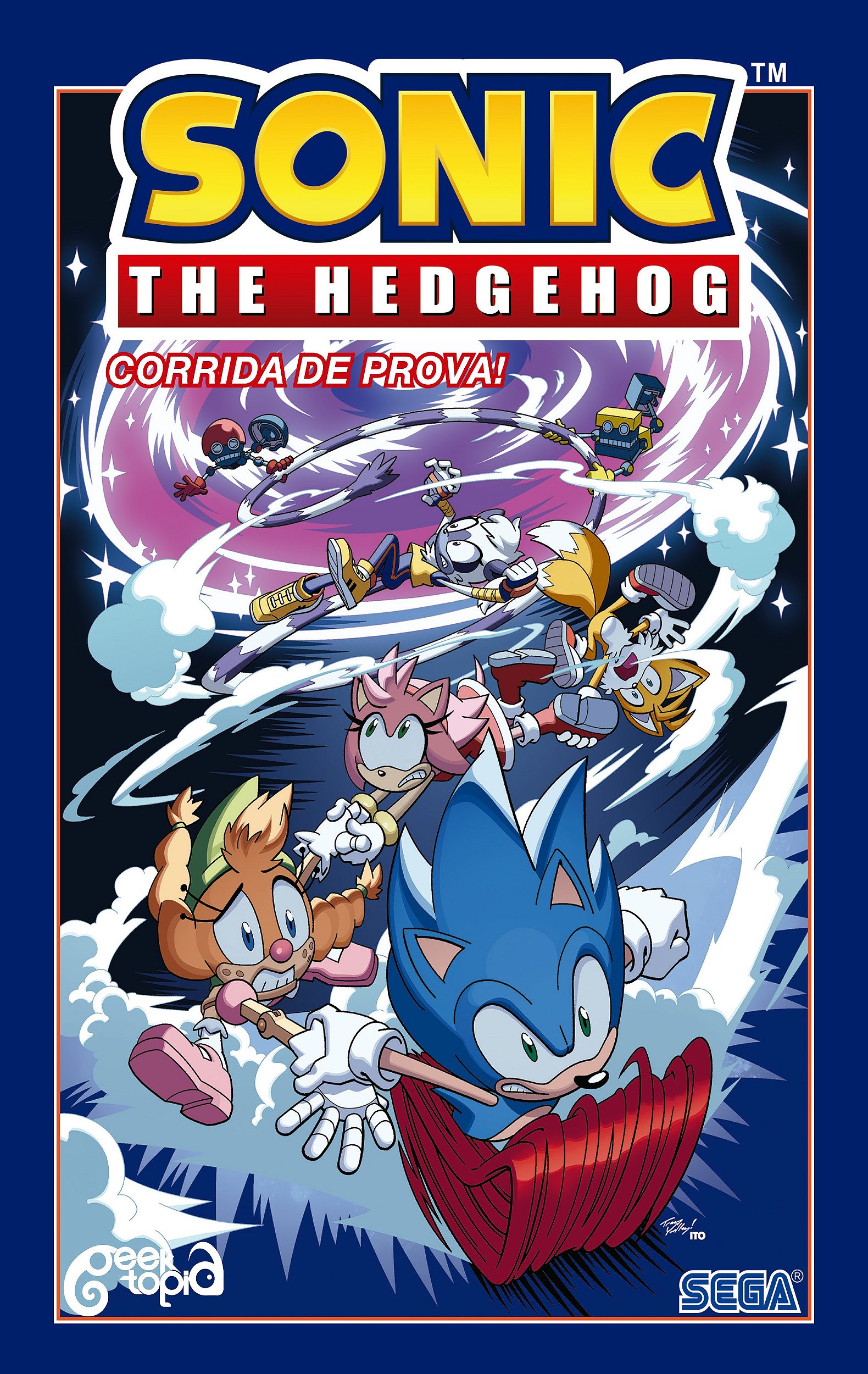 Livro - Sonic The Hedgehog – Vol. 9: Corridas de Chao & Bases do