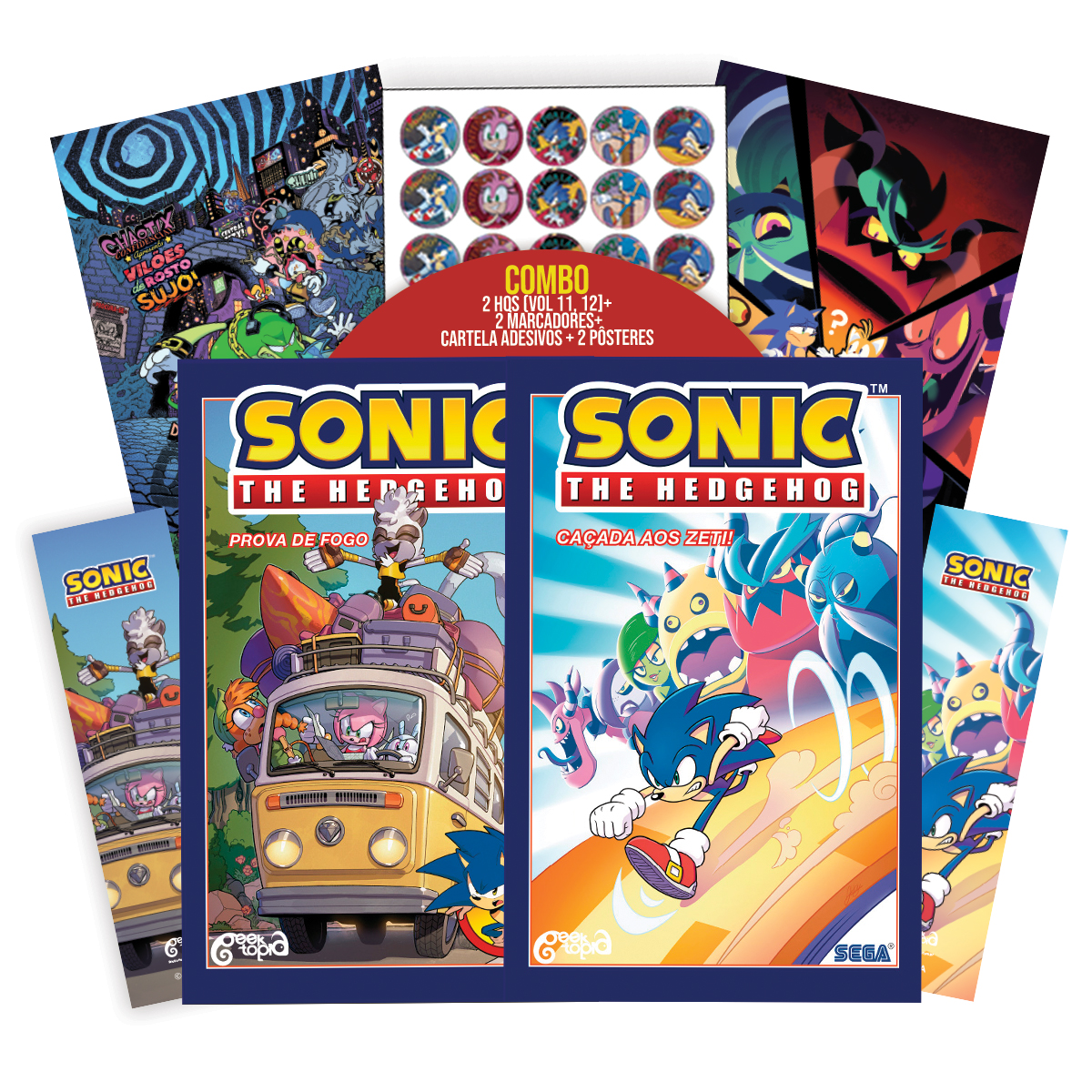 Combo - Sonic - Amoler - Editora e Livraria