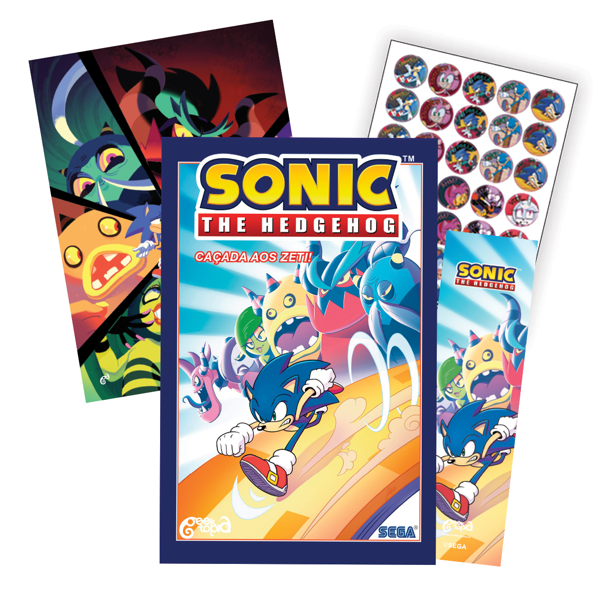 Combo - Sonic - Amoler - Editora e Livraria