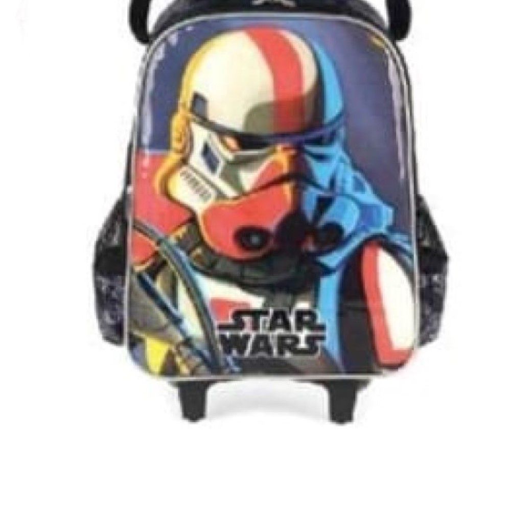 Kit Mochila de Carrinho e Lancheira Star Wars Luxcel Preto - Nuvem de ...