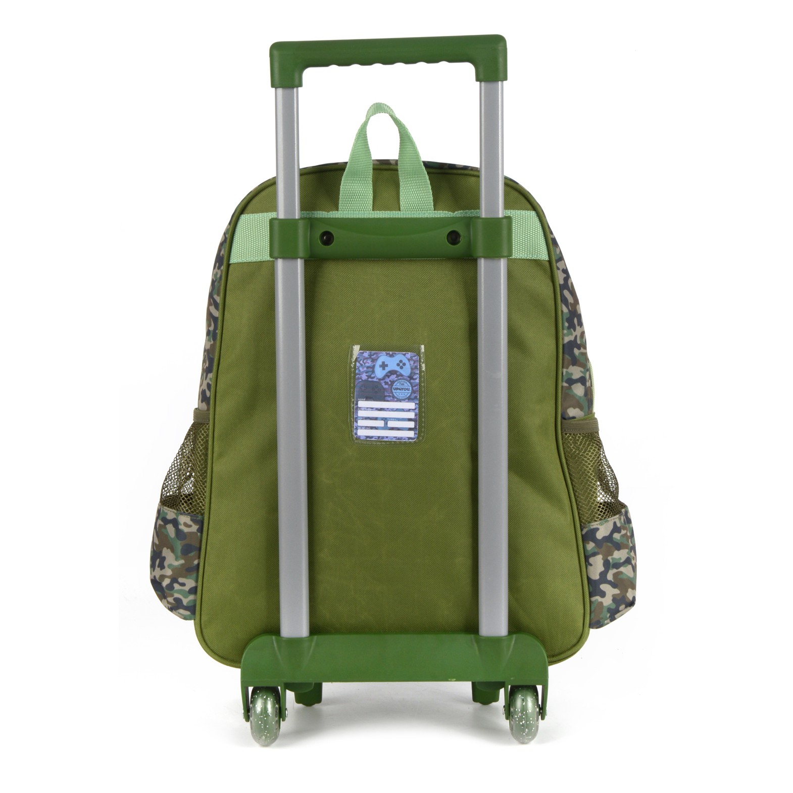 Kit Mochila de Rodinhas Lancheira Luxcel Game Up4You Verde - Nuvem de ...
