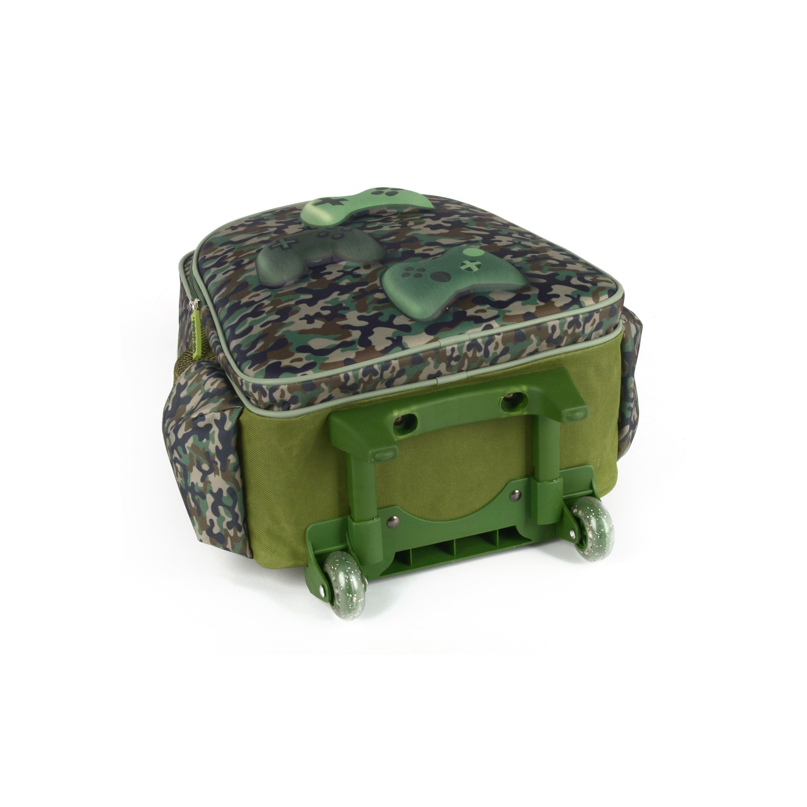 Kit Mochila de Rodinhas Lancheira Luxcel Game Up4You Verde - Nuvem de ...