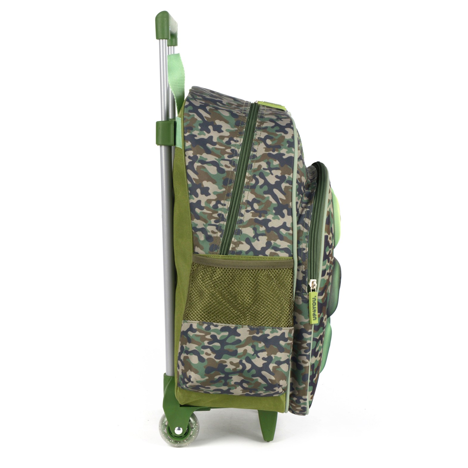 Kit Mochila de Rodinhas Lancheira Luxcel Game Up4You Verde - Nuvem de ...
