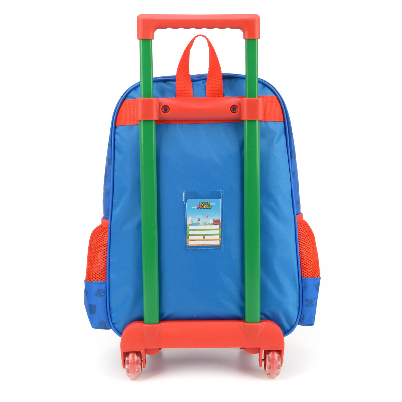 Kit Mochila de Rodinhas e Lancheira Luxcel Super Mario Azul - Nuvem de ...