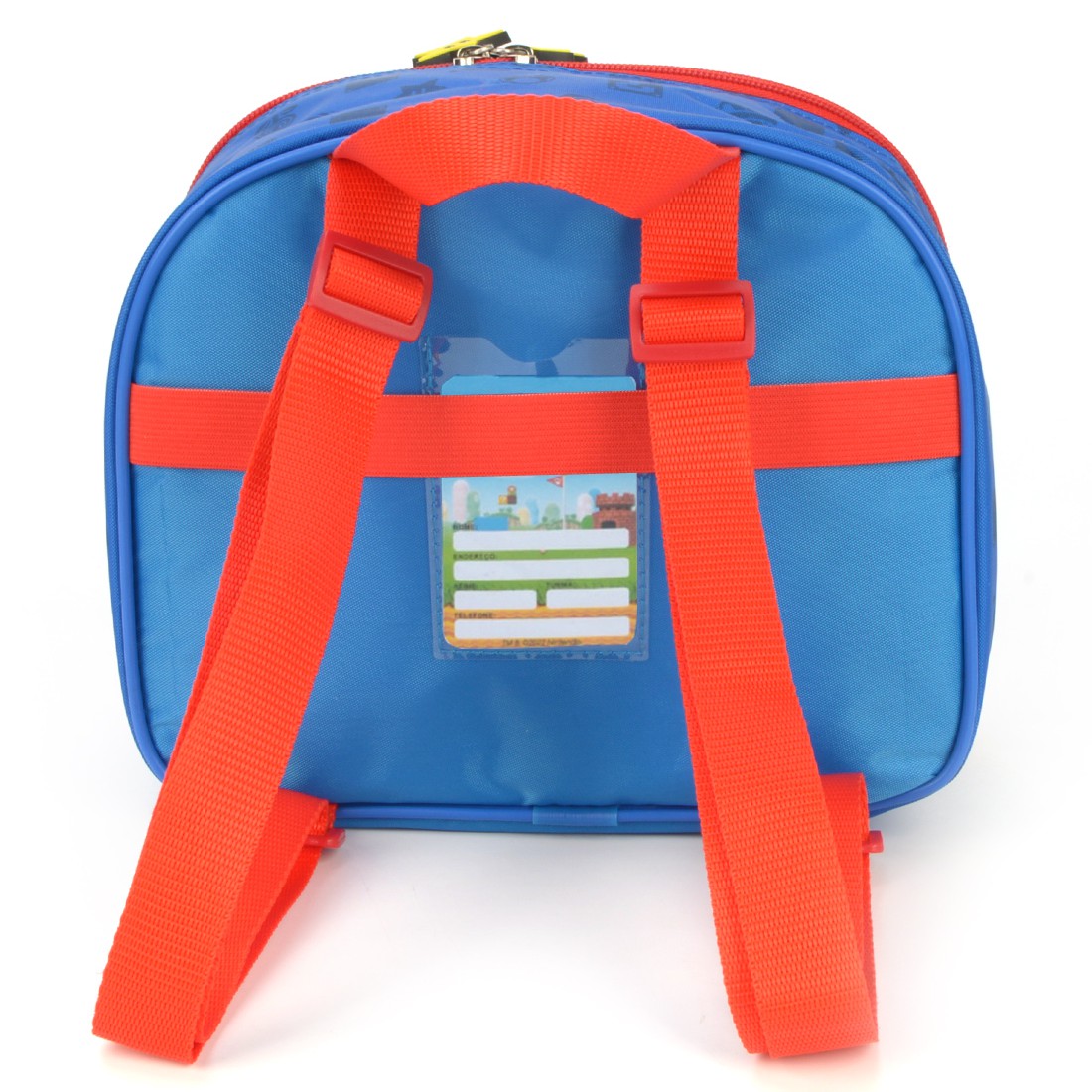 Kit Mochila de Rodinhas e Lancheira Luxcel Super Mario Azul - Nuvem de ...